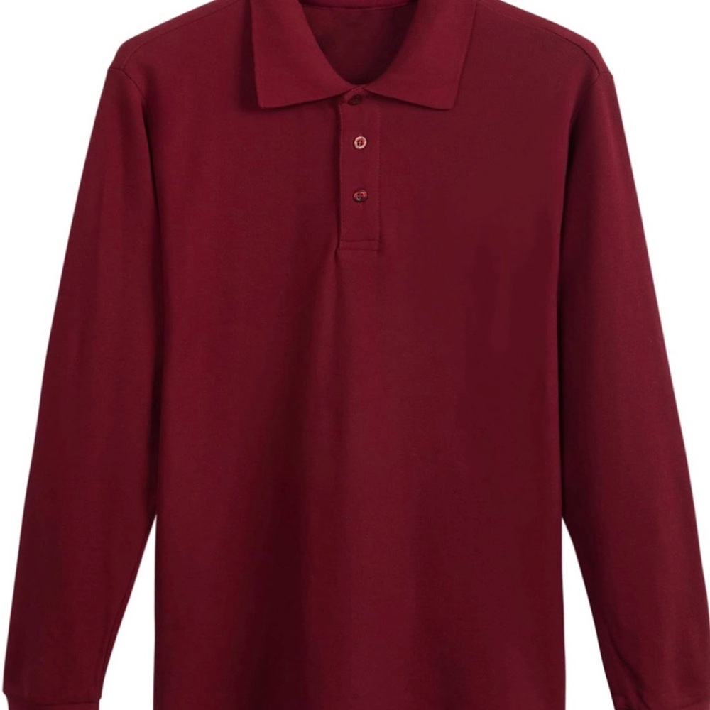 Men's Burgundy Polo Shirt